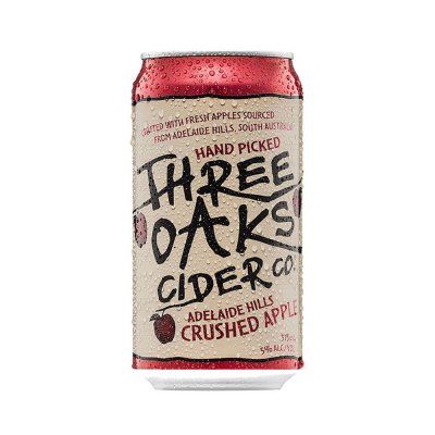Three Oaks Crushed Apple 5% Alc/Vol can *10X375ml*
