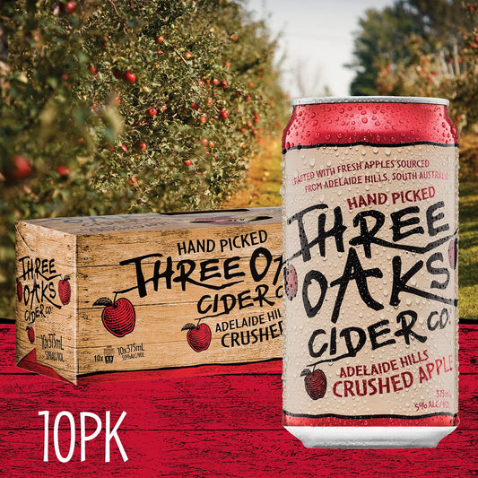 Three Oaks Crushed Apple 5% Alc/Vol can *10X375ml*