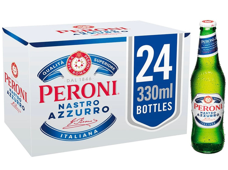 Peroni Nastro Azzurro Beer - 24X330ml