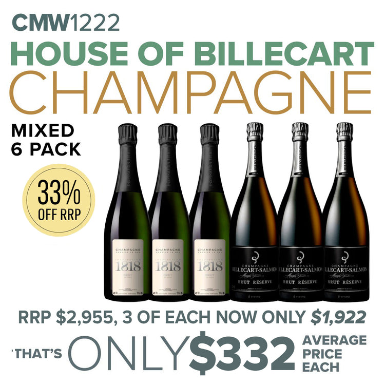 CMW House of Billecart Champagne 6 Pack #CMW1222