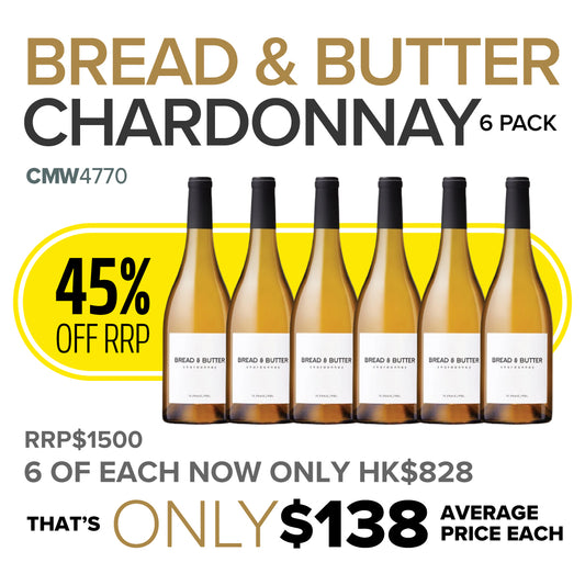 CMW Bread & Butter California Chardonnay 6-Pack #CMW4770