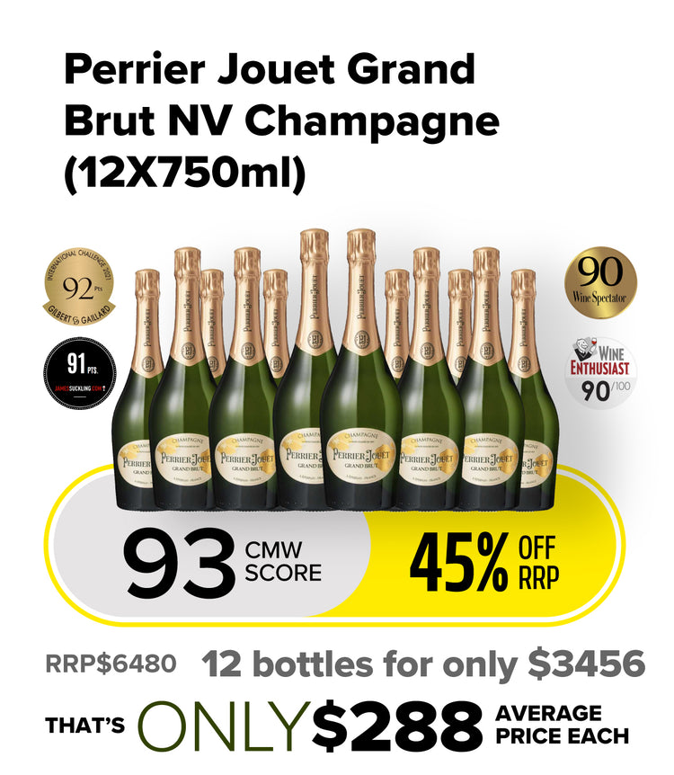 CMW Perrier-Jouët Grand Brut NV Champagne (12x750ml)