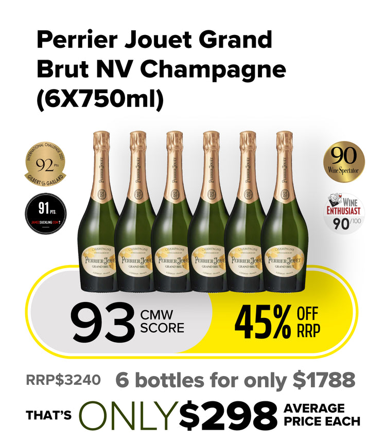 CMW Perrier Jouet Grand Brut NV Champagne 6PK