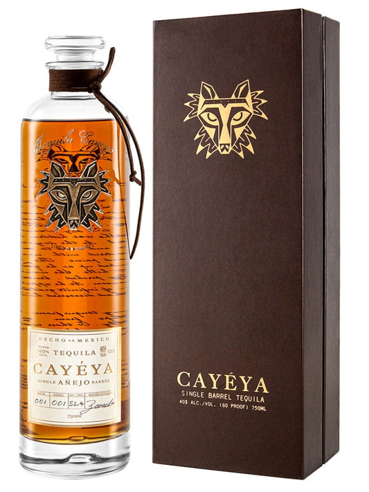 Cayeya Single Barrel Anejo Tequila 700ml (with giftbox)