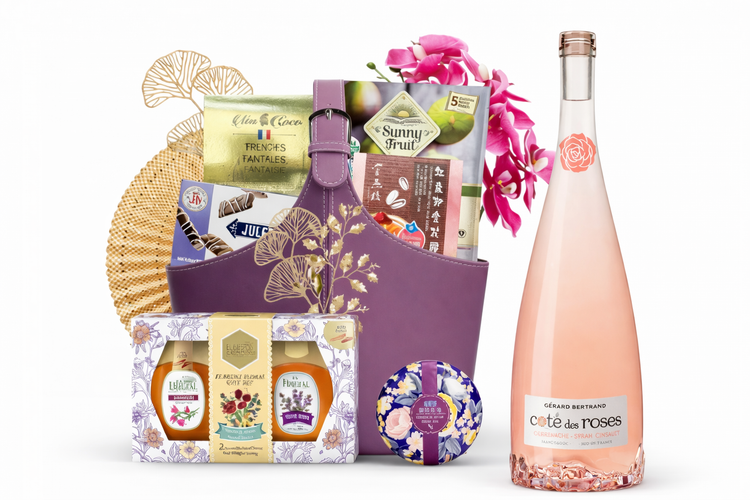 CMW - The Enchanted Garden Luxe Hamper with Cote des Roses Rosé