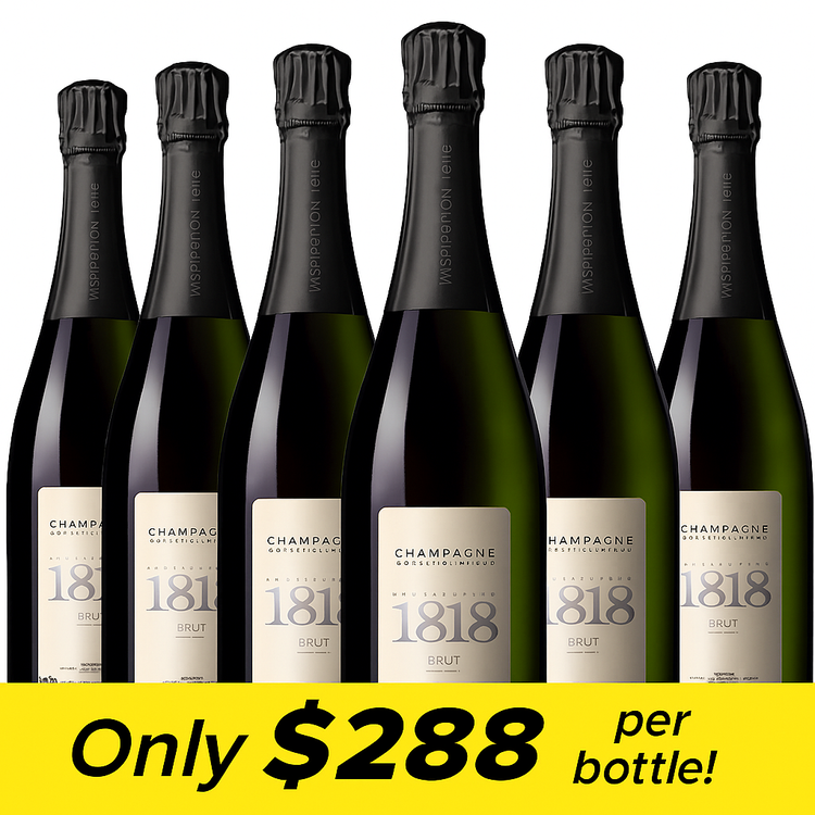 Charles-le-Bel Inspiration 1818 Brut Champagne N.V. (6x750ml)