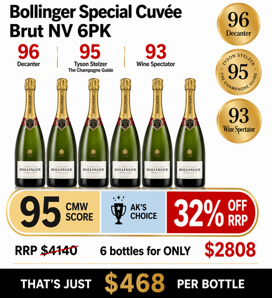 CMW Bollinger Special Cuvée Brut NV 6PK