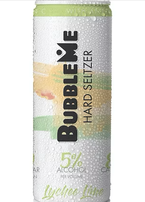 Bubble Me Lychee Lime Flavour Hard Seltzer (24X330ml)