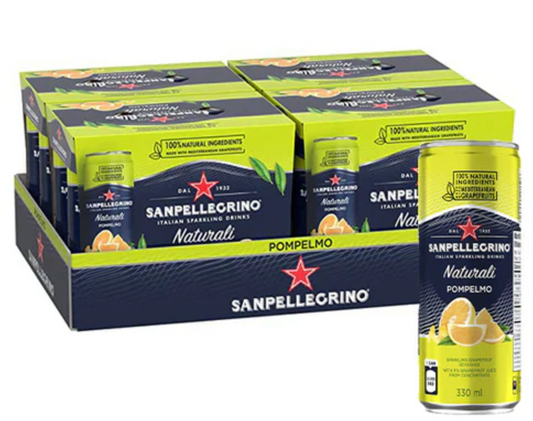 San Pellegrino Sparkling Pompelmo (Grapefruit)  - *24X330ml*