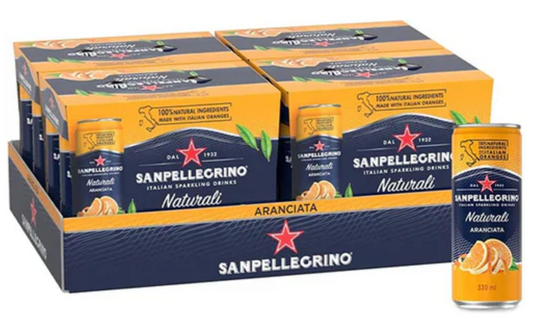 San Pellegrino Sparkling Aranciata (Orange) - *24X330ml*