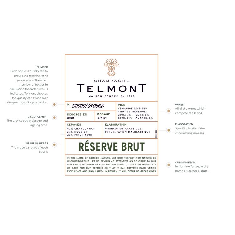 Telmont Reserve Brut NV Champagne