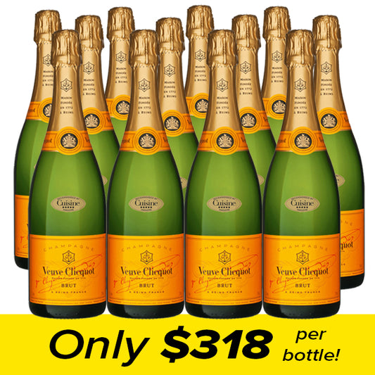 Veuve Clicquot Yellow Label Brut NV - (12X750ml)