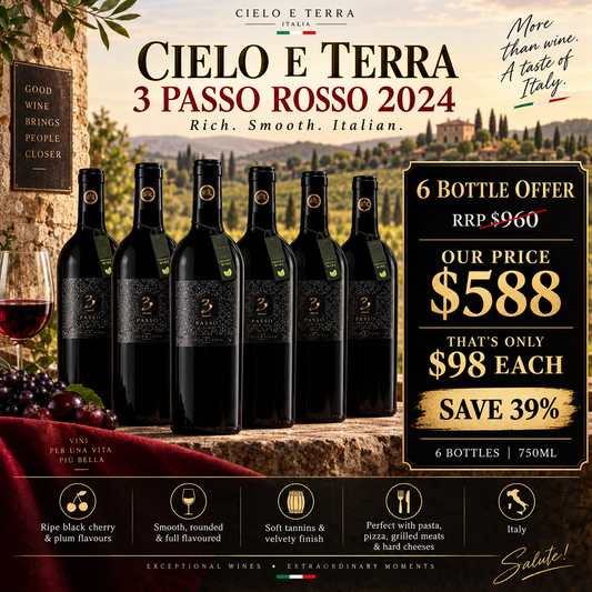 Cielo e Terra 3 Passo Rosso 2024 (6X750ml)