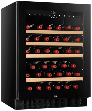 Vintec - VWS050SBA-X (Noir Borderless Black Glass) - (40 bottle capacity)