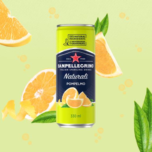San Pellegrino Sparkling Pompelmo (Grapefruit) - *4X330ml*