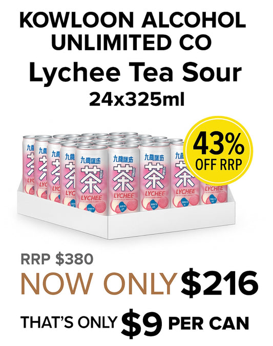 Kowloon Alcohol Unlimited Co Lychee Tea Sour ( 24x325ml)