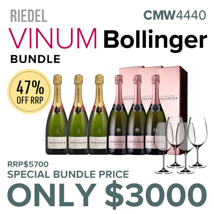 CMW Riedel Vinum Bollinger Bundle #CMW4440