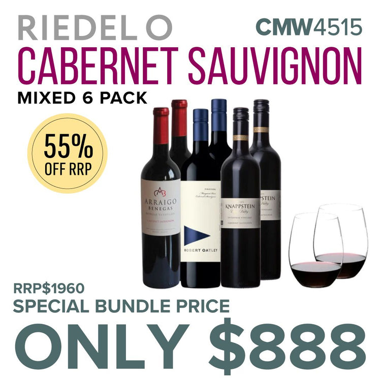 CMW RIEDEL O Cabernet Sauvignon Mixed 6 Pack #CMW4515