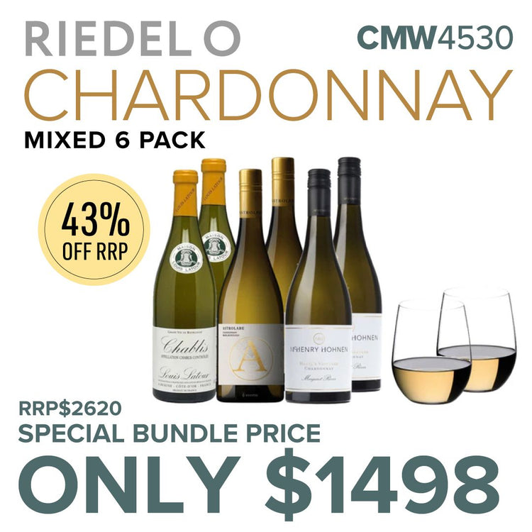 CMW RIEDEL O Chardonnay Mixed 6 Pack #CMW4530