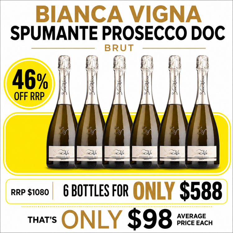 Bianca Vigna Spumante Prosecco DOC Brut (6X750ml)