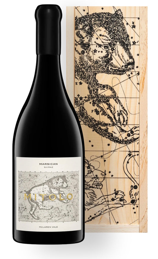 Mitolo Marsican McLaren Vale Shiraz 2019 - Wooden Gift Boxed