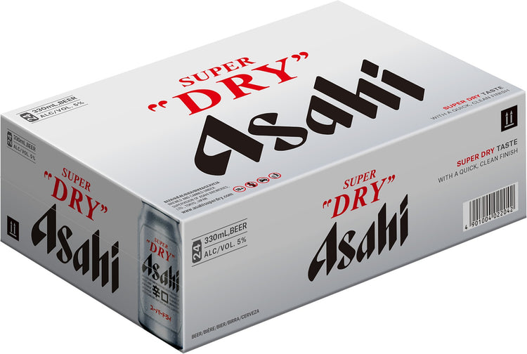 Asahi Super Dry Cans 24X330ML