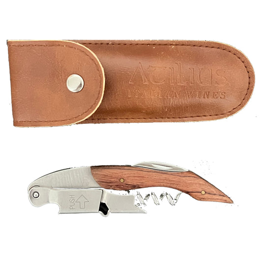 Atilius Corkscrew With Leather Pouch