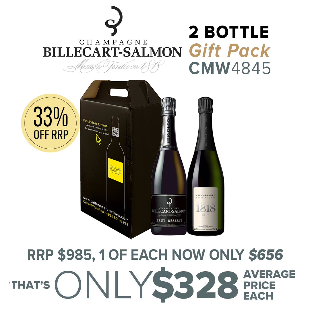 CMW Billecart-Salmon 2 Bottle GIft Pack #4845