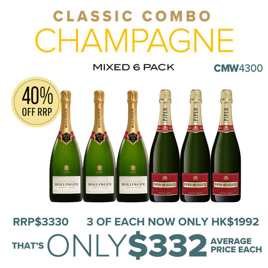 CMW Bollinger & Piper Mixed 6 Pack #4300