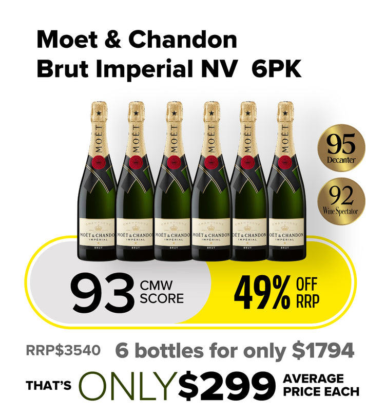CMW Moet & Chandon Brut Imperial NV  - (6X750ml)