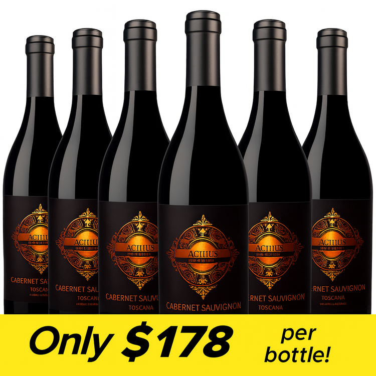 Atilius Ribelle Super Tuscan Cabernet Sauvignon Toscana 2018  - (6X750ml)