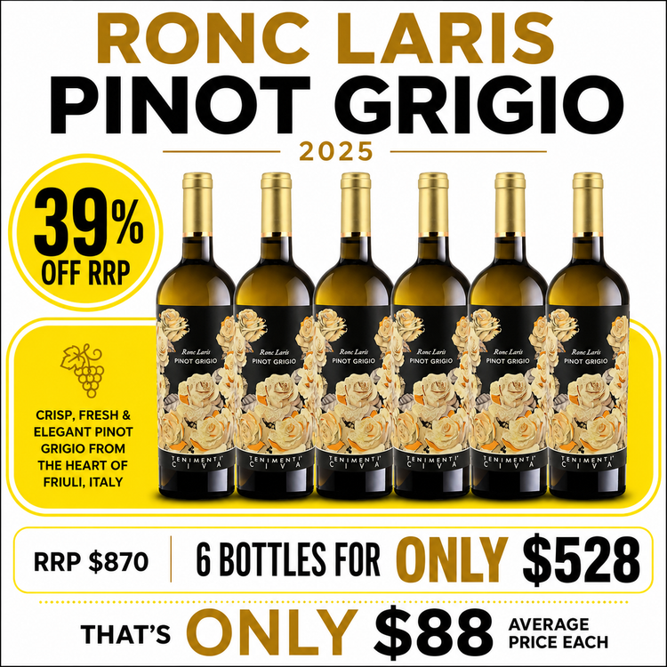 Ronc Laris Friuli Pinot Grigio DOC 2025 (6X750ml)