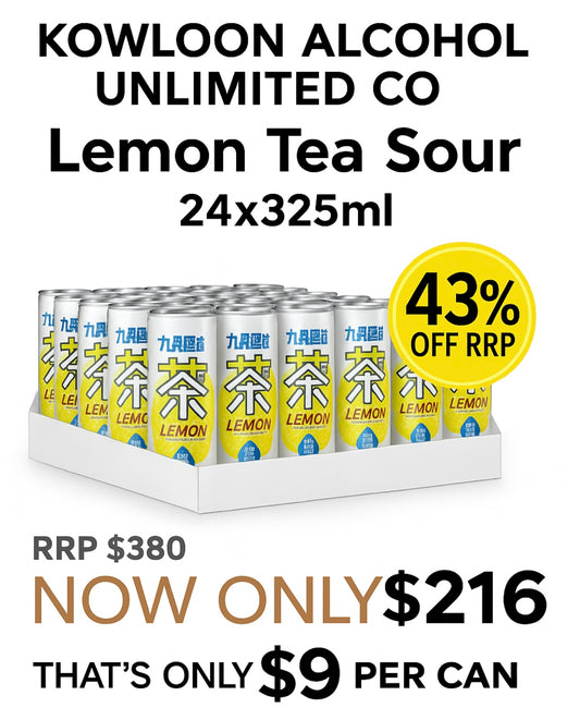 Kowloon Alcohol Unlimited Co Lemon Tea Sour (24x325ml)