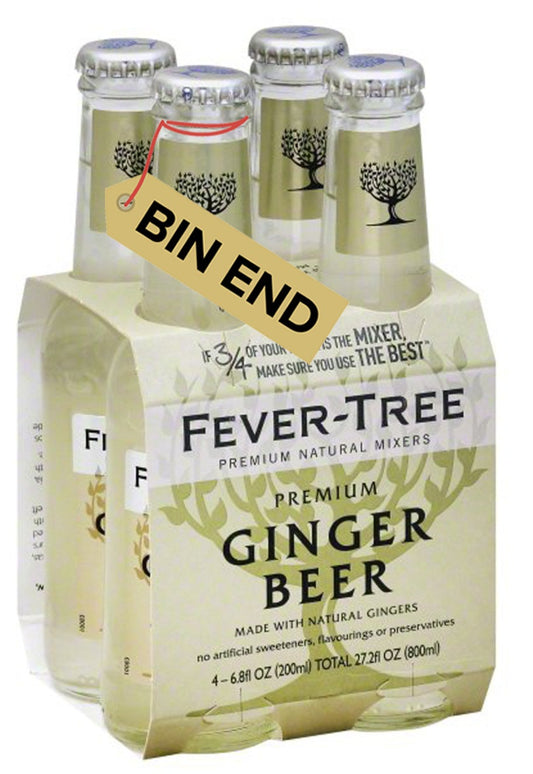 Fever-Tree Premium Ginger Beer - *4x200ml* (Best before 31/10/23)