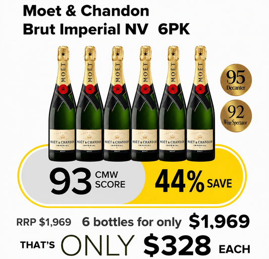 CMW Moet & Chandon Brut Imperial NV  - (6X750ml)