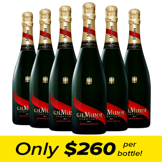 Mumm Cordon Rouge Champagne NV - (6X750ml)