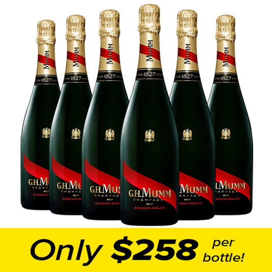 Mumm Cordon Rouge Champagne NV - (6X750ml)