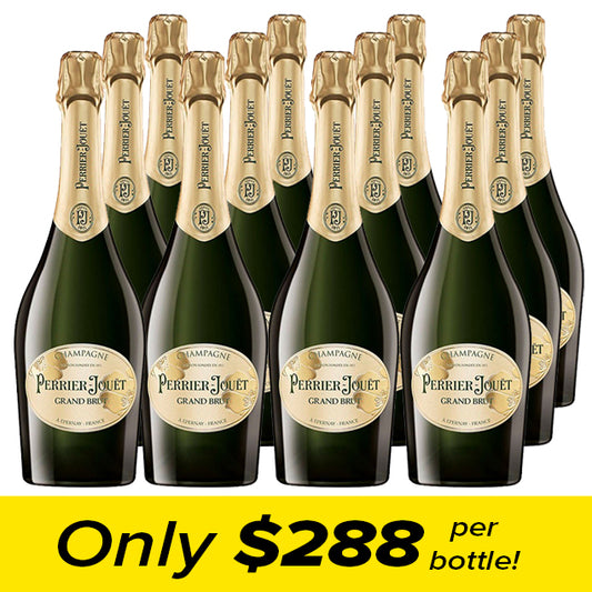 Perrier Jouet Grand Brut NV Champagne (12x750ml)