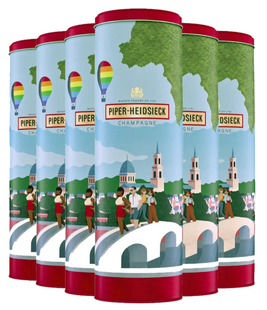 Piper-Heidsieck Cuvée Special Edition in Painted Tin Cylinder (6 x 750ml)