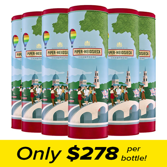 Piper-Heidsieck Cuvée Special Edition in Painted Tin Cylinder (6 x 750ml)