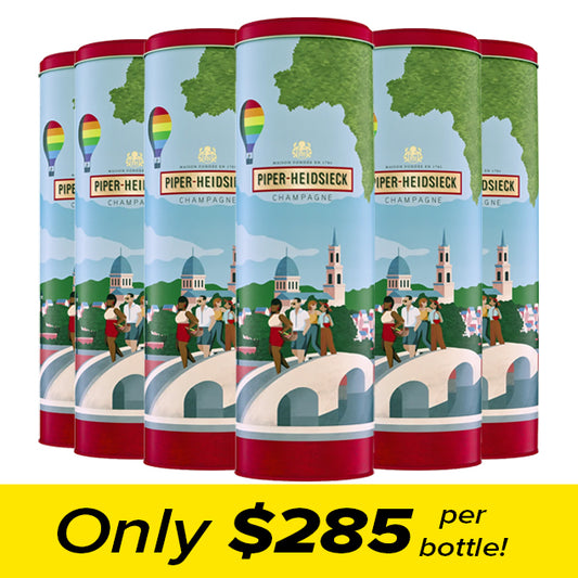 Piper-Heidsieck Cuvée Special Edition in Painted Tin Cylinder (6 x 750ml)