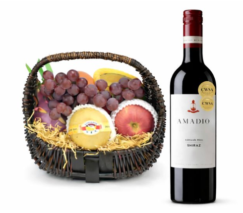 CMW - CNY Amadio Vintage Shiraz & Fruit Basket