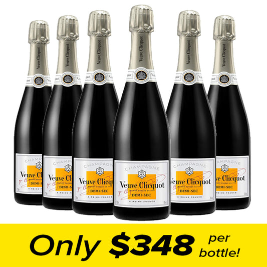 Veuve Clicquot Demi-Sec Champagne NV (6x750ml)