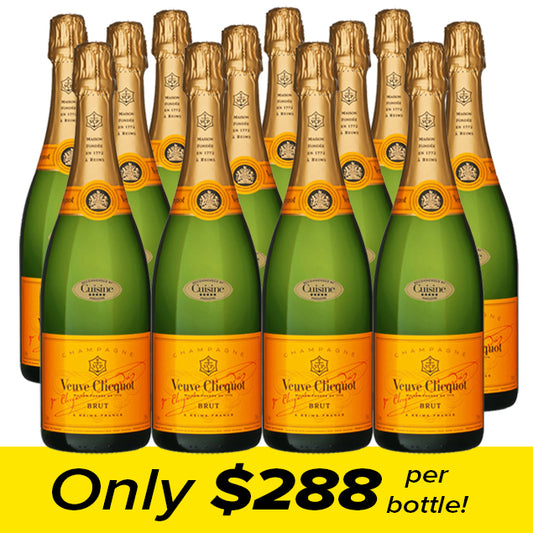 Veuve Clicquot Yellow Label Brut NV - (12X750ml)