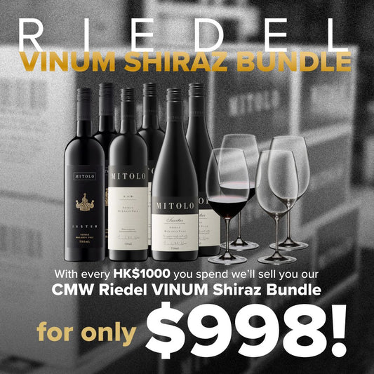 CMW Riedel VINUM Shiraz Bundle Special Offer