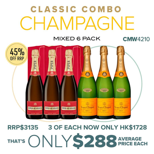CMW Classic Combo Champagne Mixed 6 Pack #4210