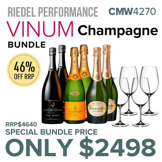 CMW Riedel VINUM Champagne Glass Bundle #CMW4270