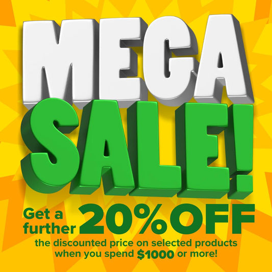 MEGA SALE - FURTHER 20% OFF!