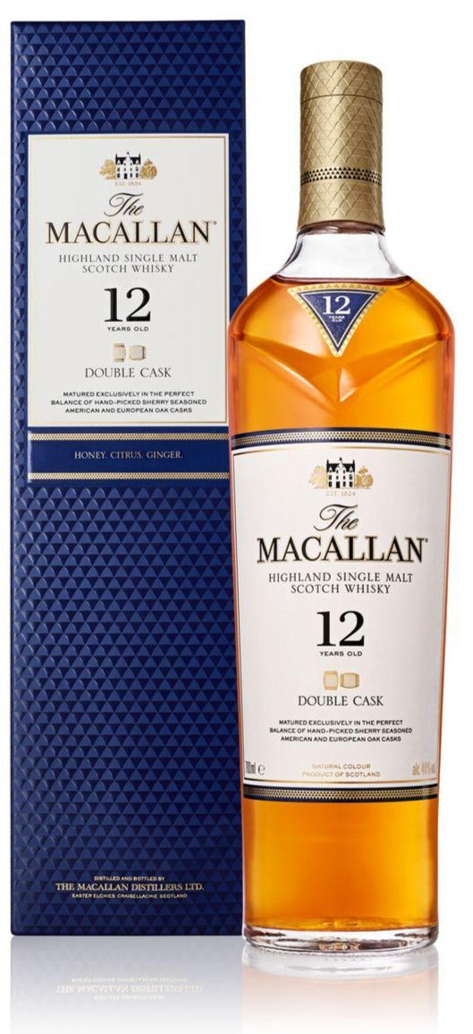 The Macallan 12 Years Old Double Cask Scotch Whisky 700ml