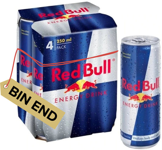Red Bull Cans 4x250ml - (Best before 10/7/2023)